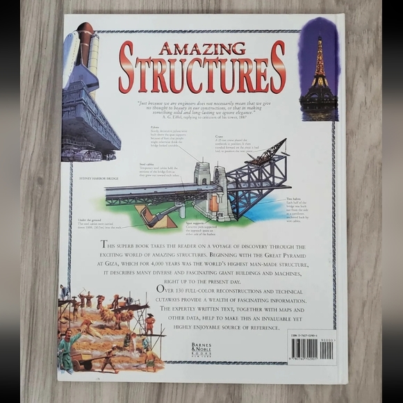 Amazing Structures: Technical Wonders from Around the World Hardcover 2000 - Picture 2 of 4
